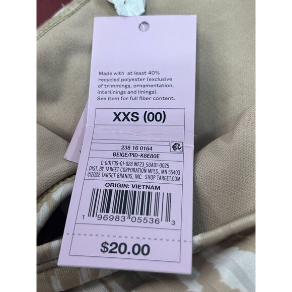 Wild Fable - Women's Ribbed High Waist High Leg Cheeky Bikini Bottom-Tan-XXS(00) - Picture 10 of 12